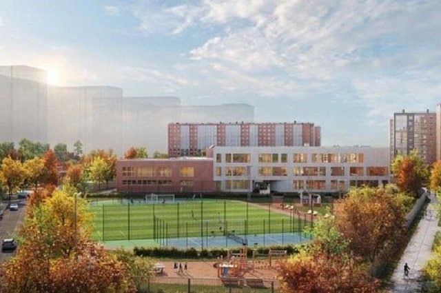 Глава Колпинского района осмотрела строящиеся соцобъекты группы «Самолет»